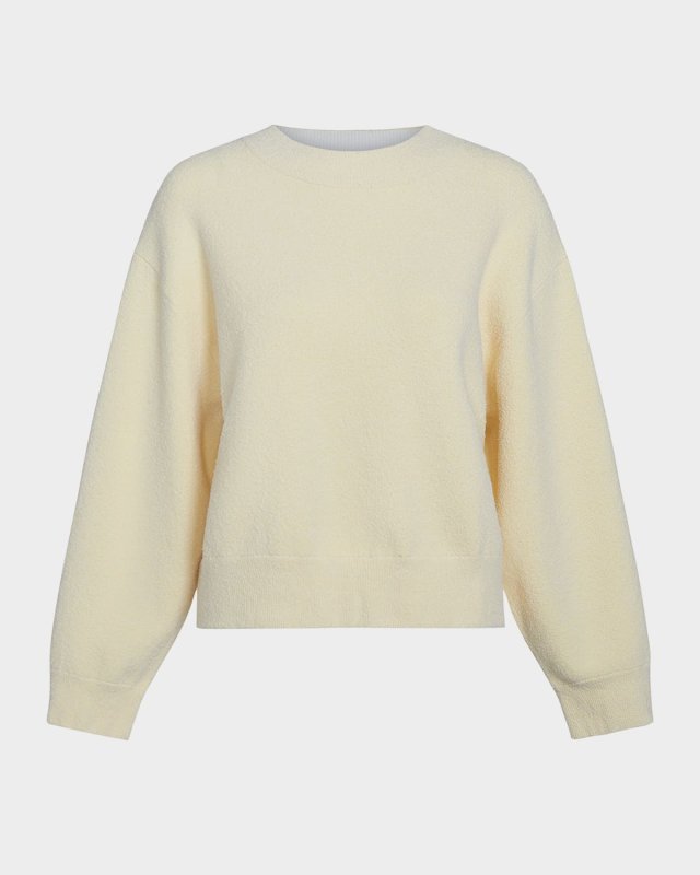 Bouclé Crewneck Sweater